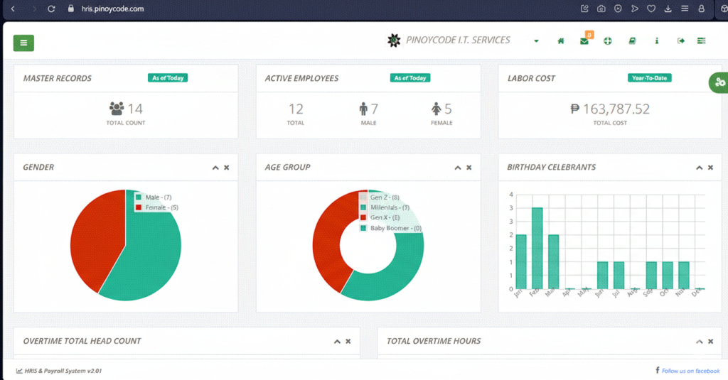 HRIS & Payroll System