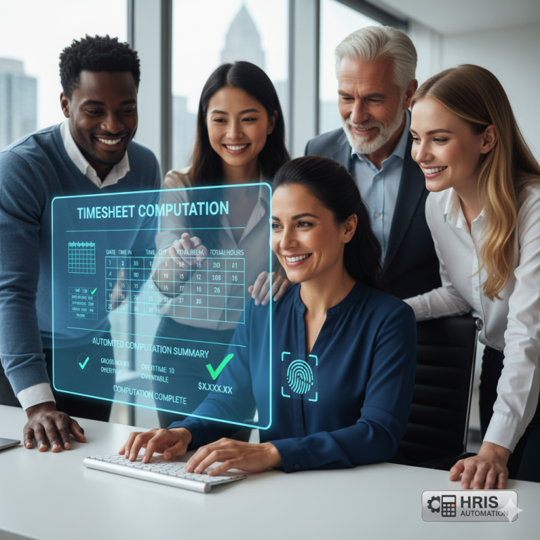 Automating Workhour Accuracy: Self-Service Timesheet Computation in HRIS Systems