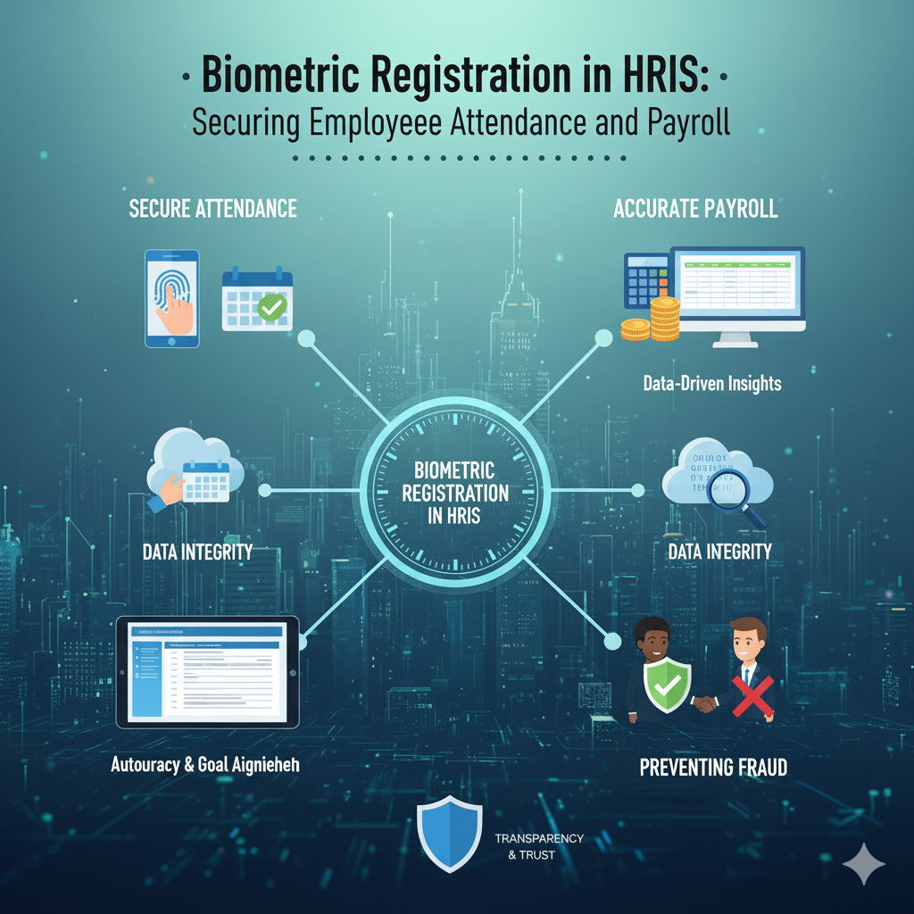 Biometric Registration in HRIS: Securing Employee Attendance and Payroll