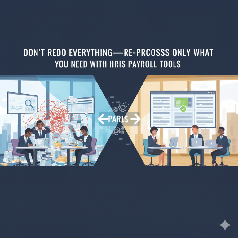 Don’t Redo Everything—Re-Process Only What You Need with HRIS Payroll Tools