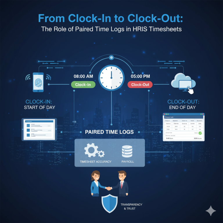 From Clock-In to Clock-Out: The Role of Paired Time Logs in HRIS Timesheets