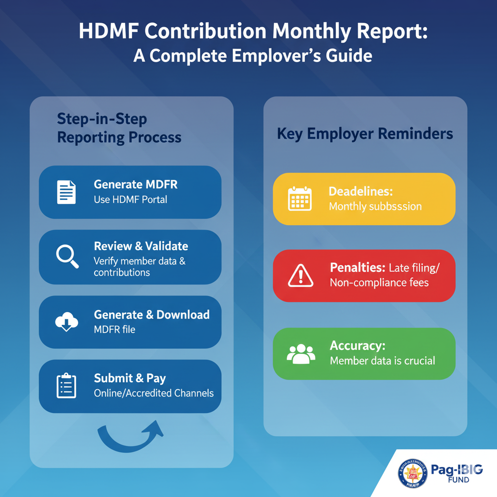 HDMF Contribution Monthly Report: A Complete Employer’s Guide