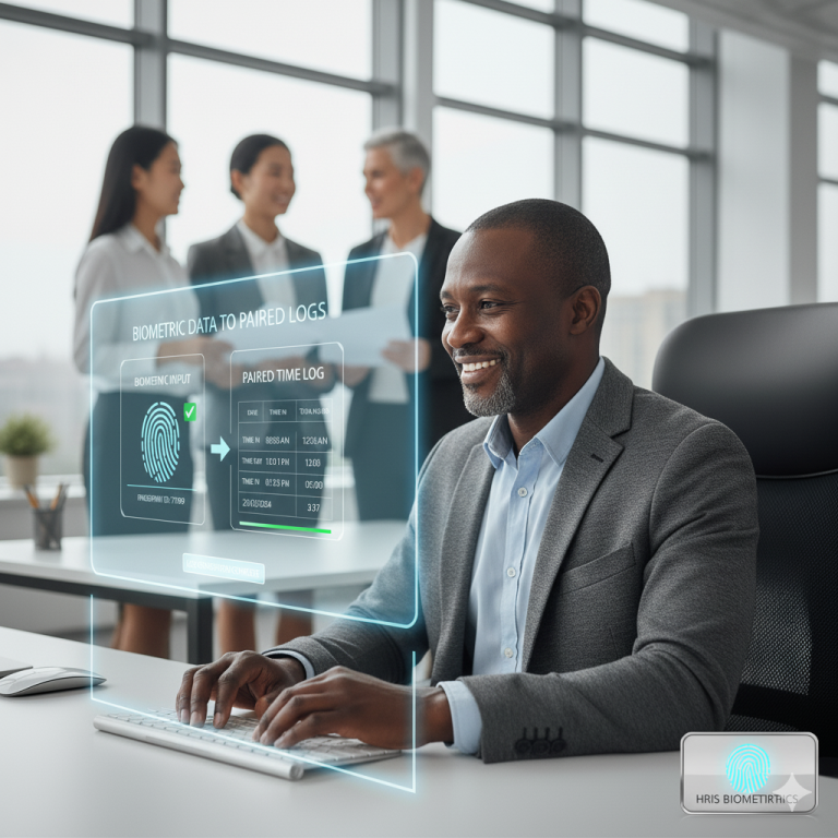 How HRIS Self-Service Tools Generate Paired Logs from Biometric Data