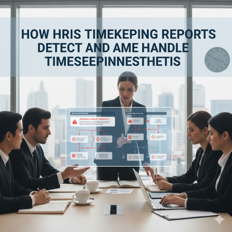 How HRIS Timekeeping Reports Detect and Handle Approved Invalid Timesheets