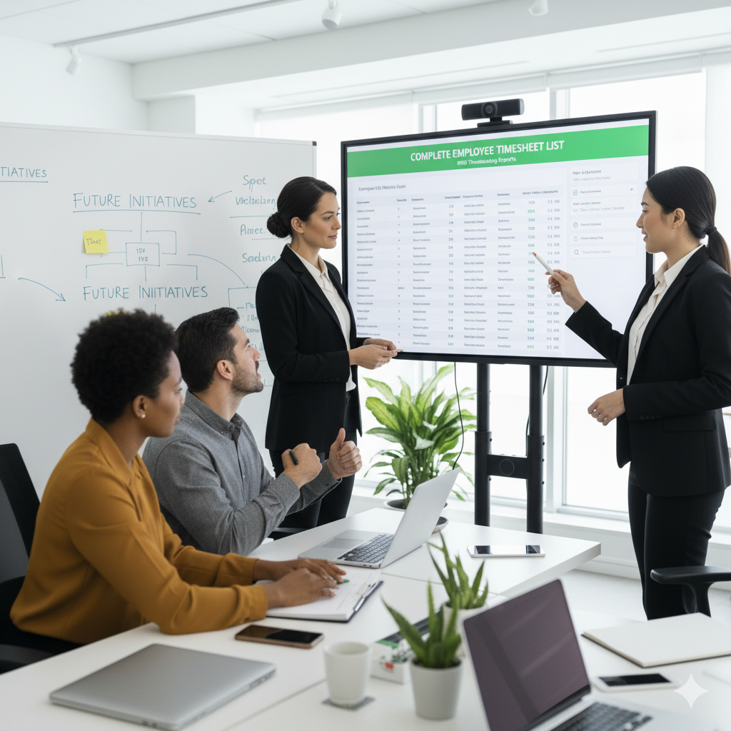 How HRIS Timekeeping Reports Provide a Complete List of Employees with Timesheets