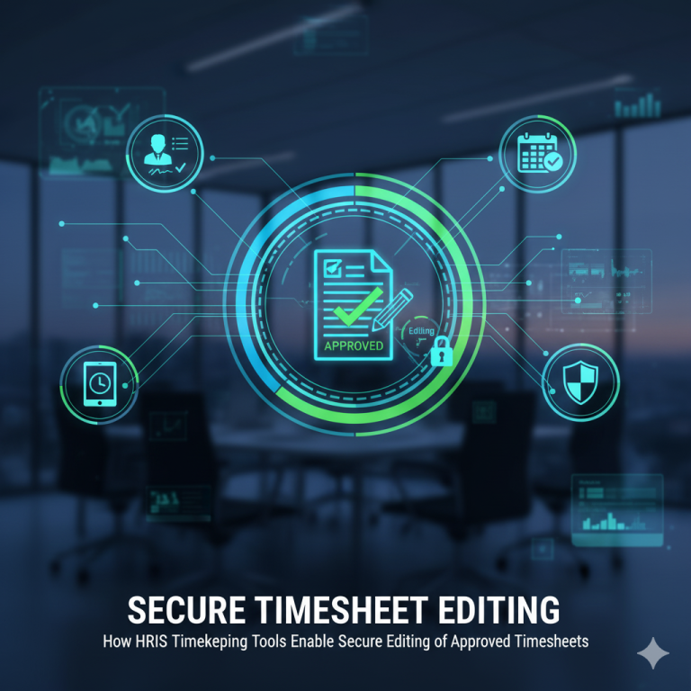How HRIS Timekeeping Tools Enable Secure Editing of Approved Timesheets