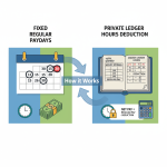 How Private Ledger Hours Deduction Works with Fixed Regular Paydays