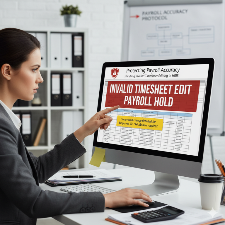Protecting Payroll Accuracy: Handling Invalid Timesheet Editing in HRIS