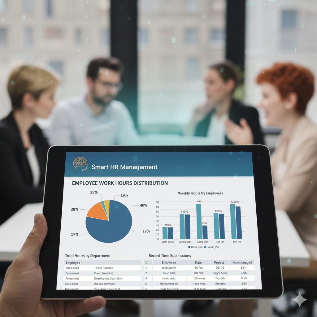 HRIS Timekeeping: Accurate Employee Work Hours Distribution