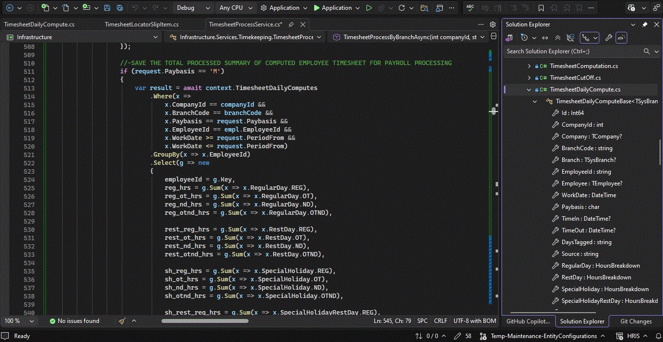 HRIS Modernization Journey: Migrating to EF Core and Clean Architecture
